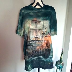 New Men's XL Pirate Shirt